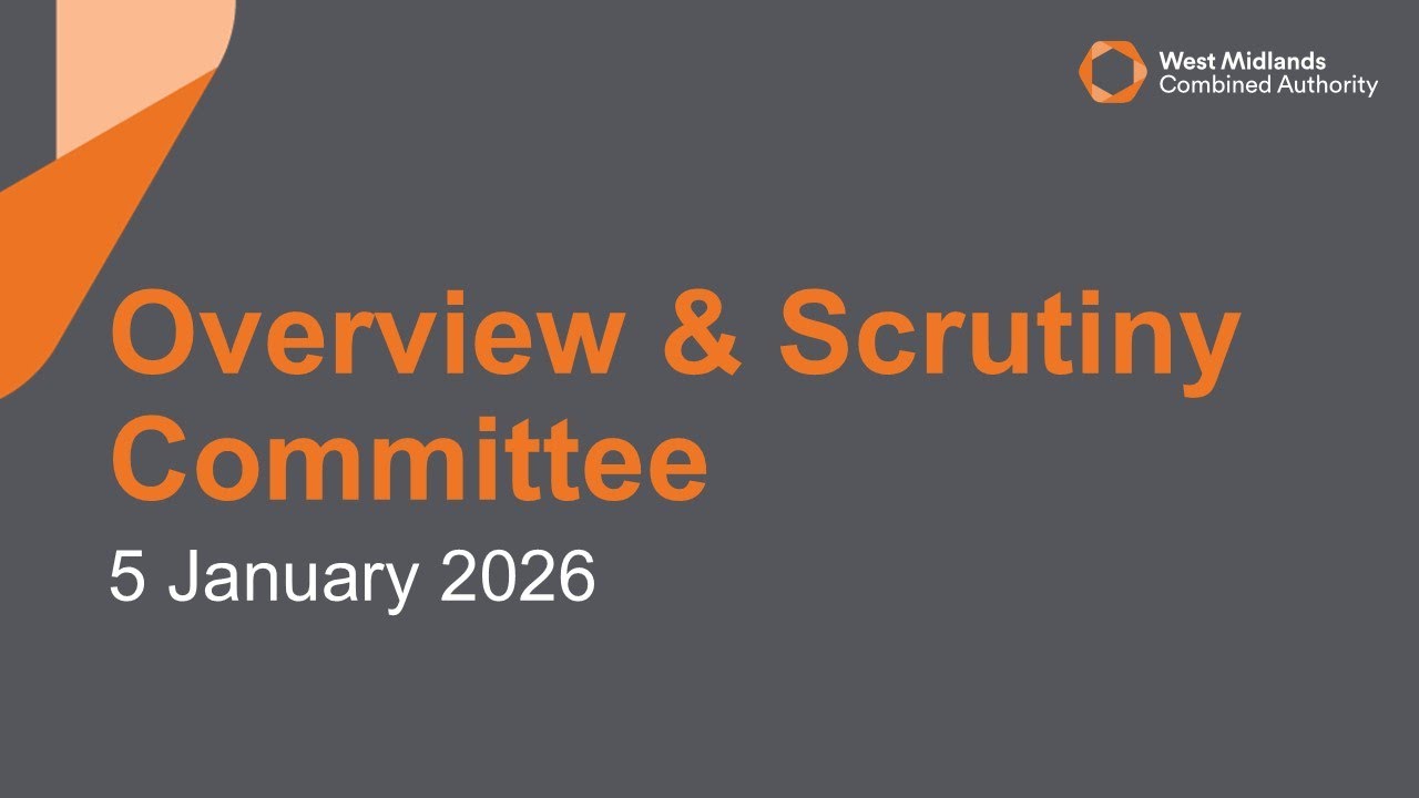 Overview & Scrutiny Committee - 5 January 2026