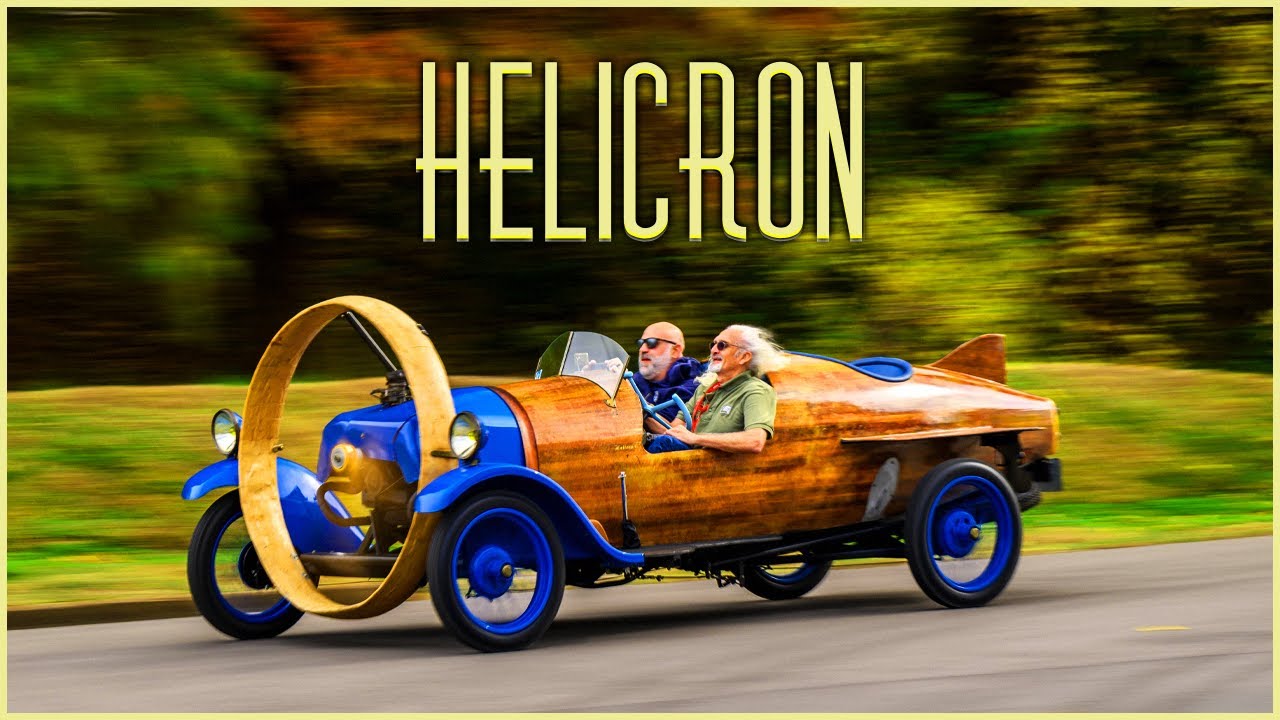 Helicron 1932 года: у этого автомобиля вместо двигателя гигантский пропеллер.
