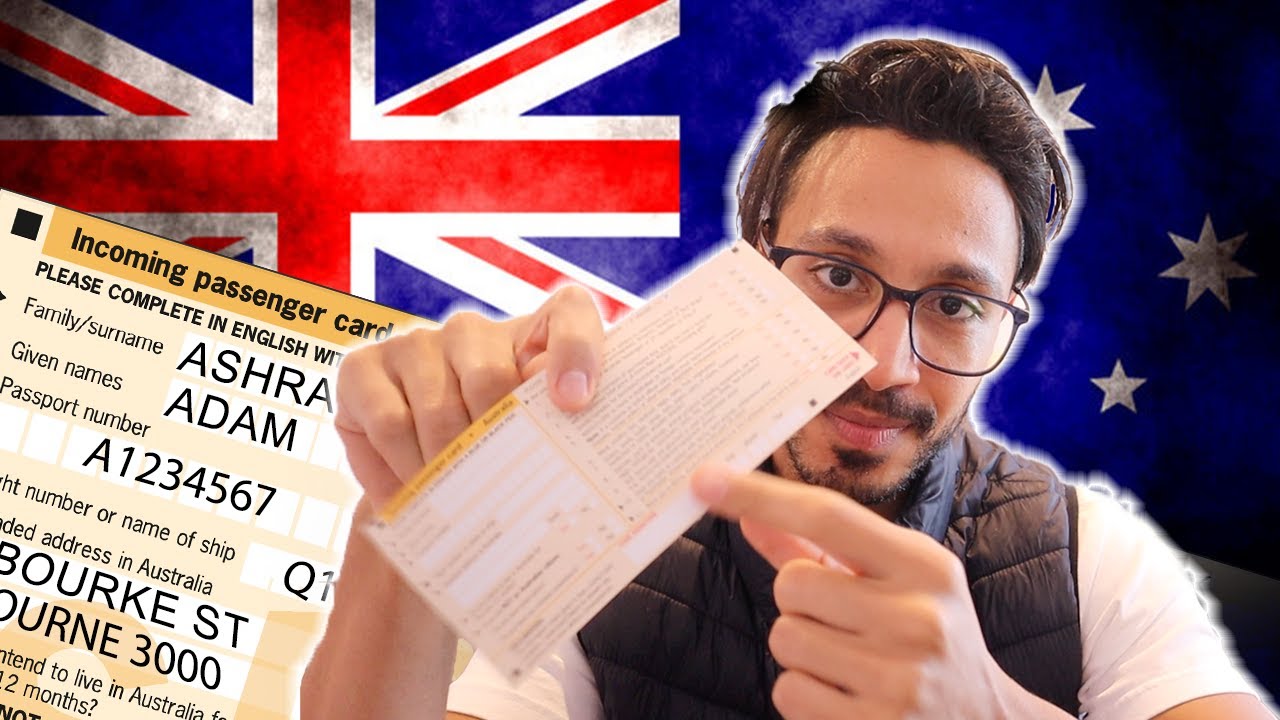 أهم ورقة لازم تملاها قبل ما تدخل أستراليا | Incoming Passenger Card