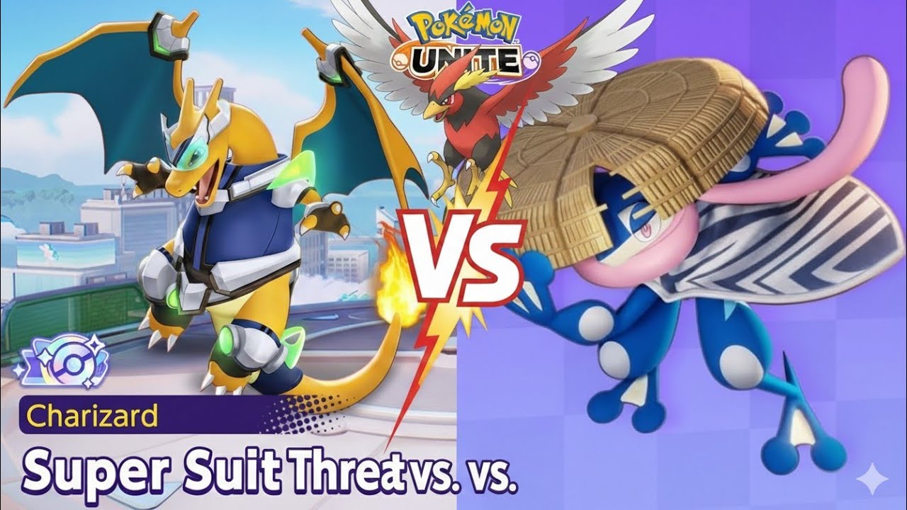 SKIN CHARIZARD COOP TOLONFLAME VS GRENINJA  #pokemonunite #gameplaypokemon #cooppokemon #SKINPOKEMON
