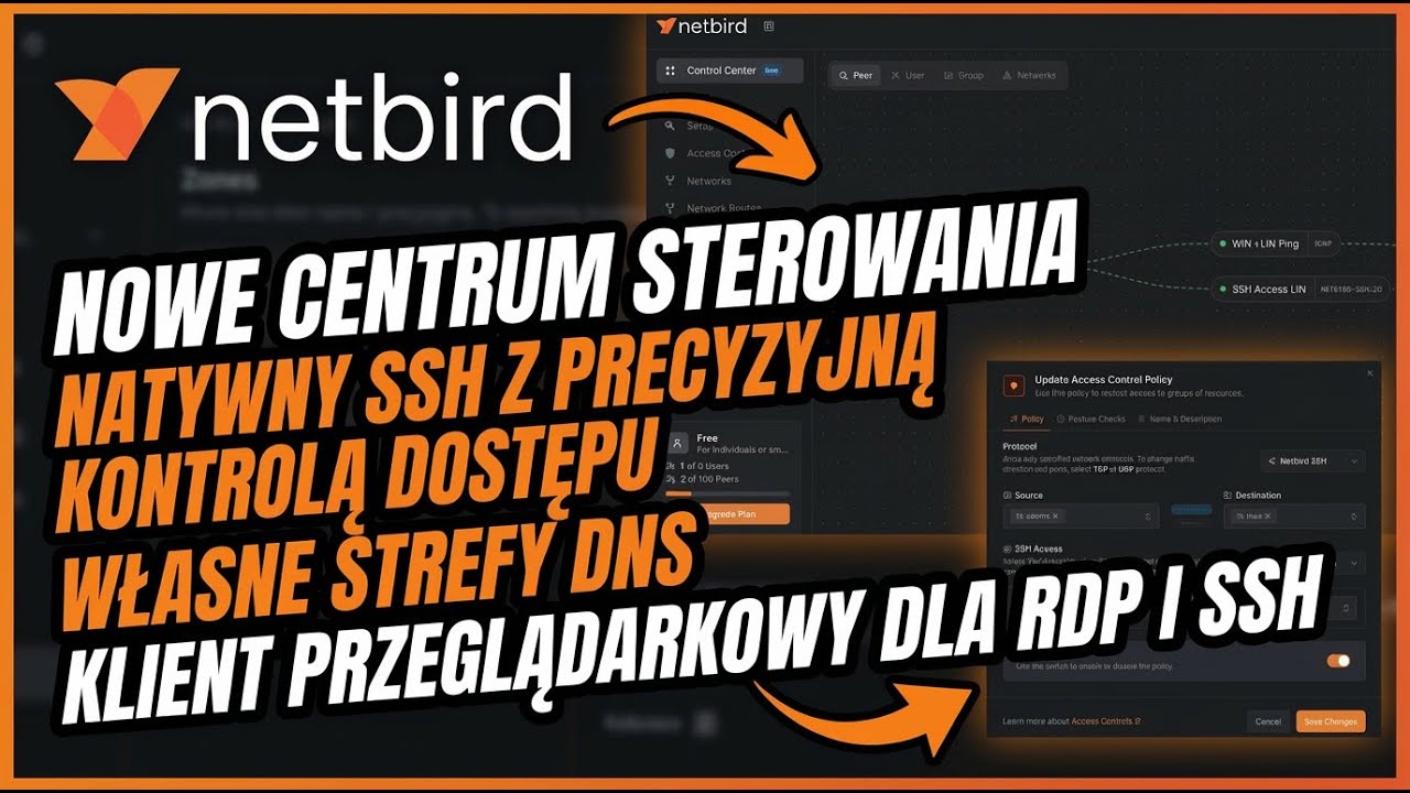 Nowości w Netbird Mesh VPN kt&oacute;re robią r&oacute;żnicę [Luty 2026]🚀Własne strefy DNS, natywny dostęp SSH...