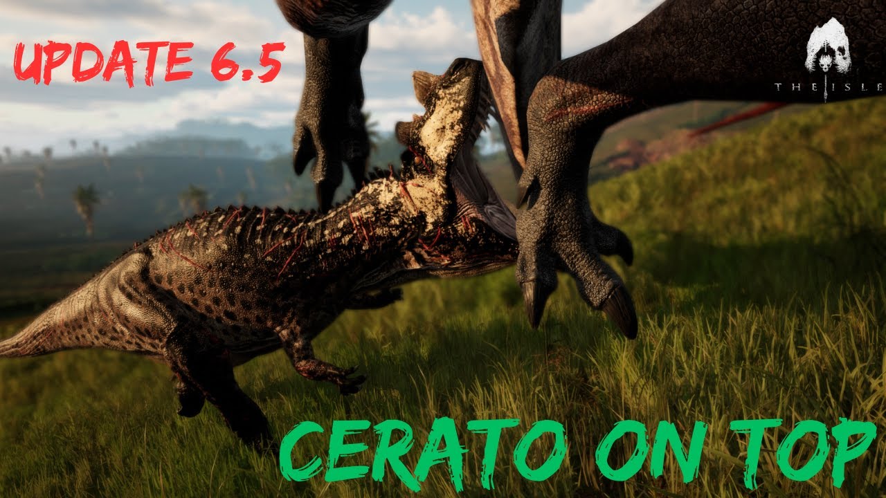 Ceratos Vs. Tenontos & Carnos In Update 6.5 | The Isle Evrima