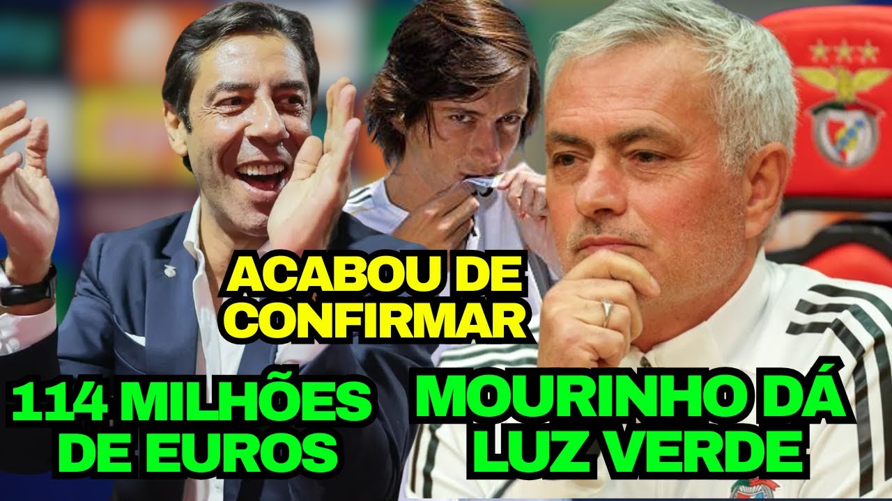 🔴🔥 HÁ 114 MILHÕES NA LUZ, MAS O BENFICA PODE PERDER PEÇAS IMPORTANTES E MOURINHO MANDA AVANÇAR!