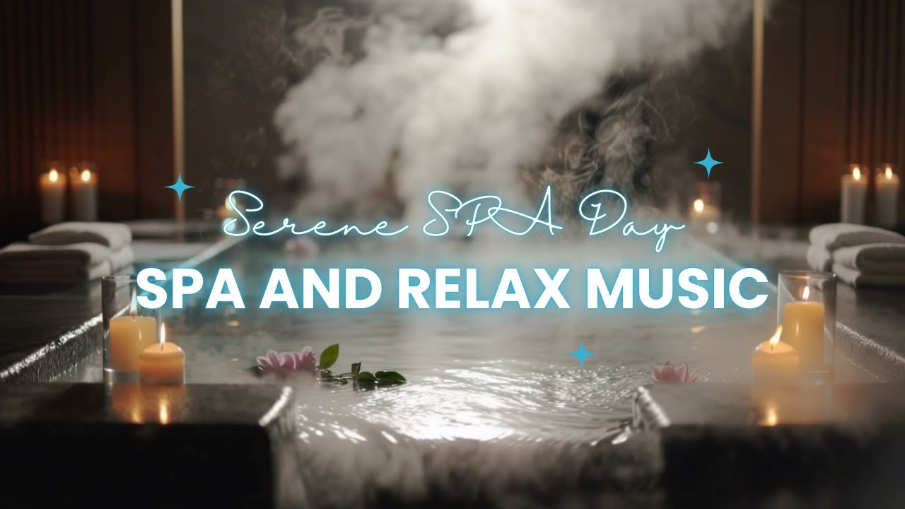 💙 Indoor Steam Spa & Relax Music | 3 Hours Tranquil Water Ambience | Serene SPA Day 🌿