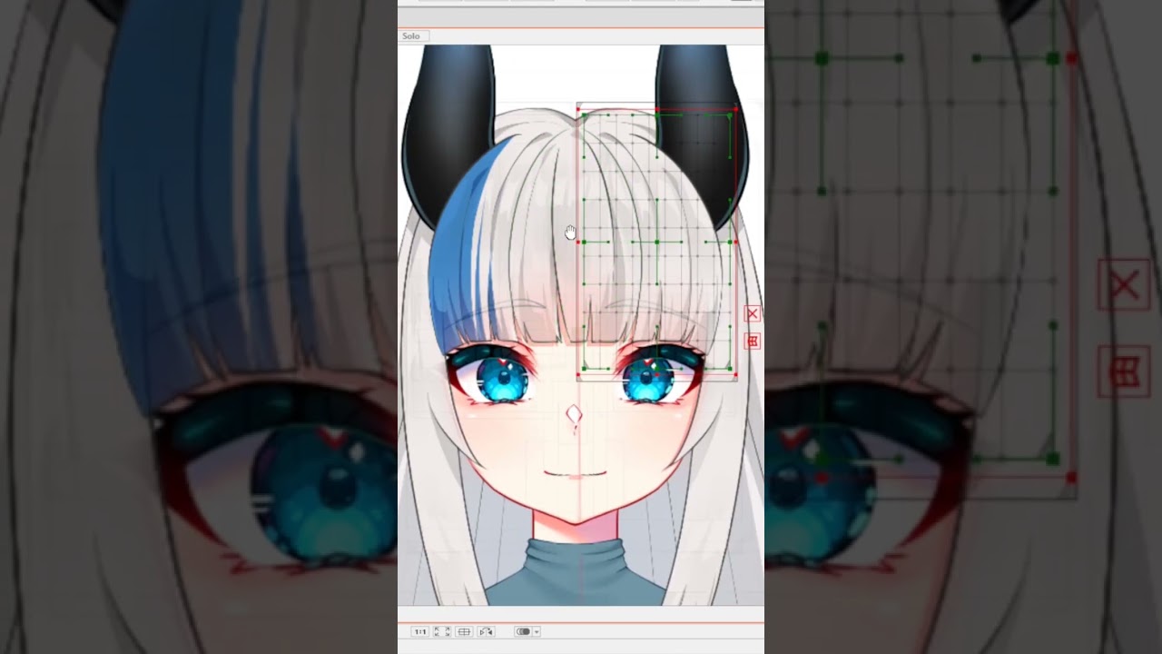 COMMISSION WORK COMPLETED &copy; 2023 - Rigging Vtuber live2d #live2d #vtuber #rigging #showcase