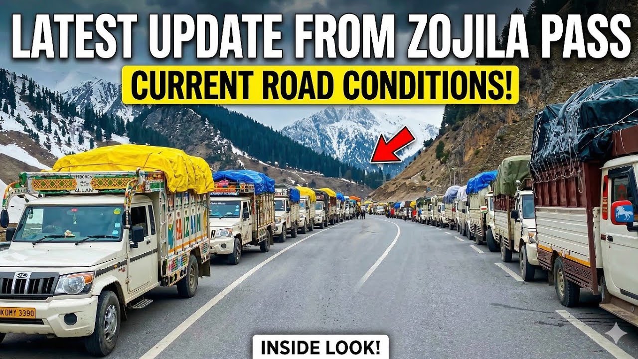 Latest Update From Zojila Pass Road | 15 March 2026 | All LMV Vehicle movement towards Kargil.