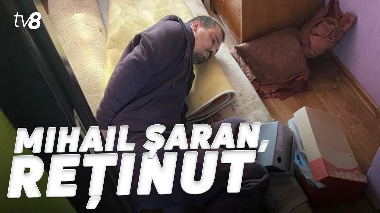 Mihail Șaran, reținut. Acesta a fost găsit în curtea unei case din Durlești