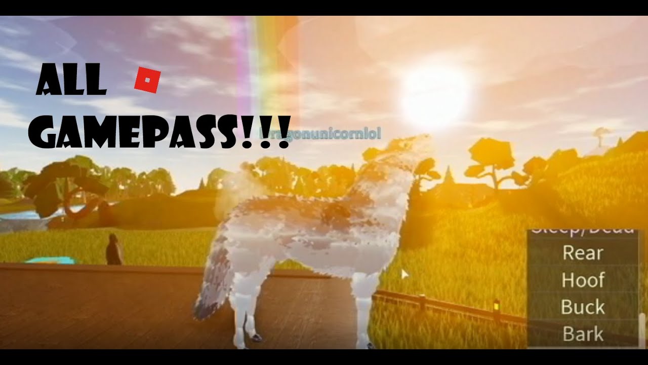ВСЕ ИГРОВЫЕ ПРОПУСКА!!! Roblox Horse World