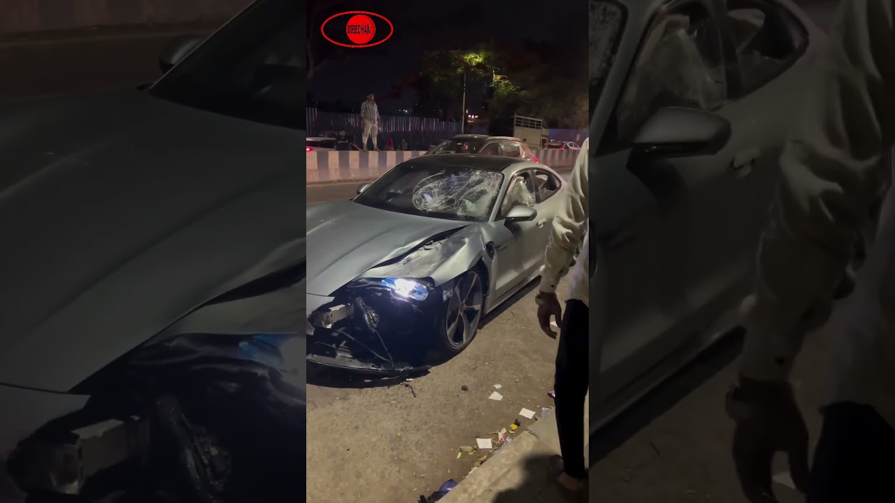Pune Accident | Porsche Moments  Crash Killed 2 In Pune| #pune #puneaccident #porsche #people