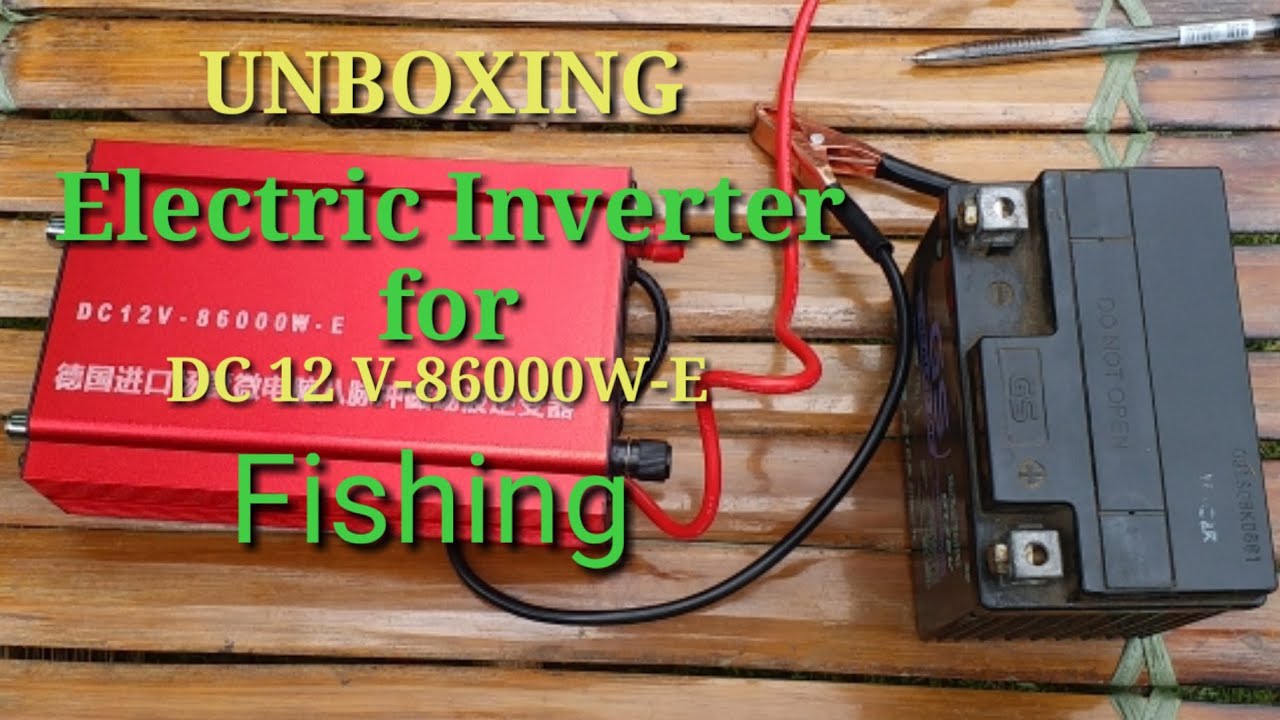 Electric Inverter for Fishing [UNBOXING