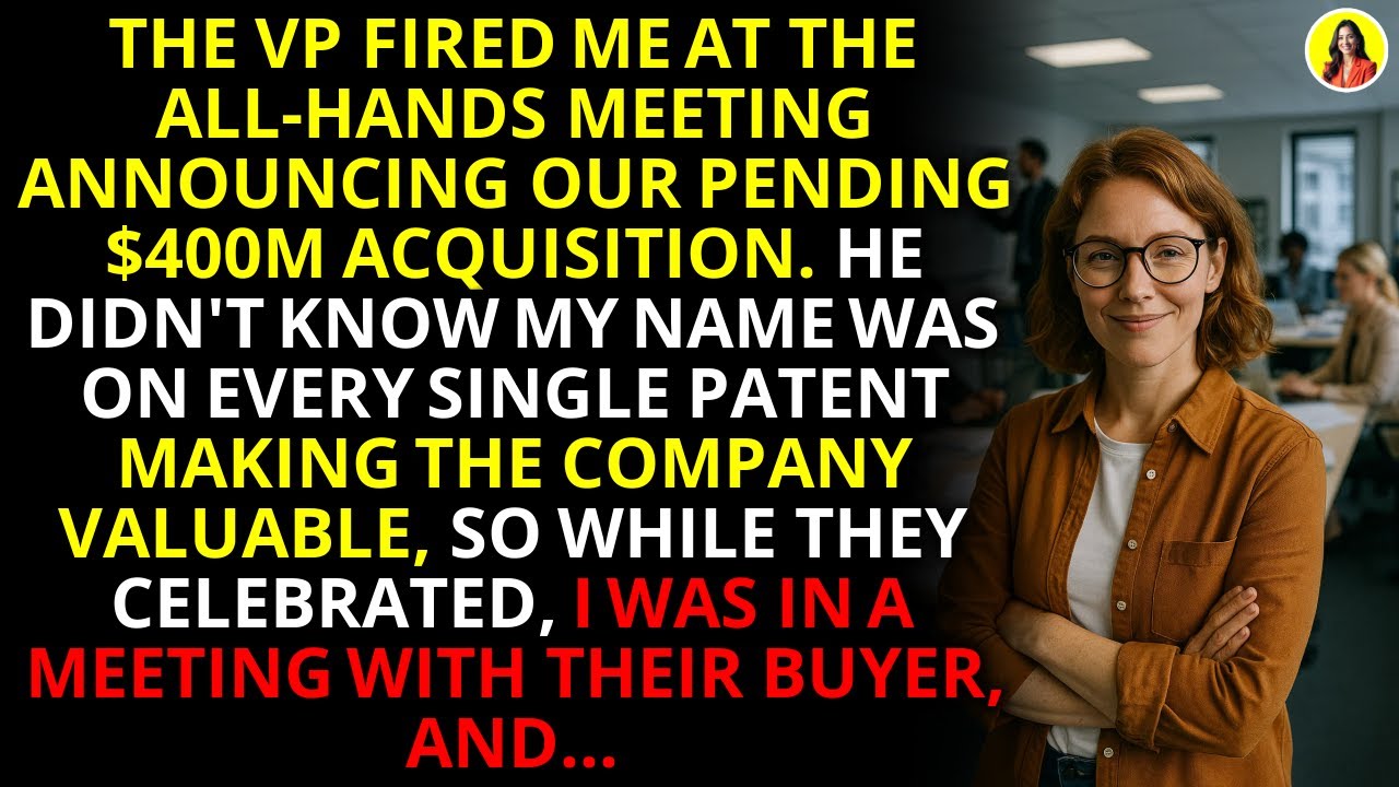 Fired at the $400M Meeting? I Owned the Patents & Crushed Their Deal | #OfficeRevenge