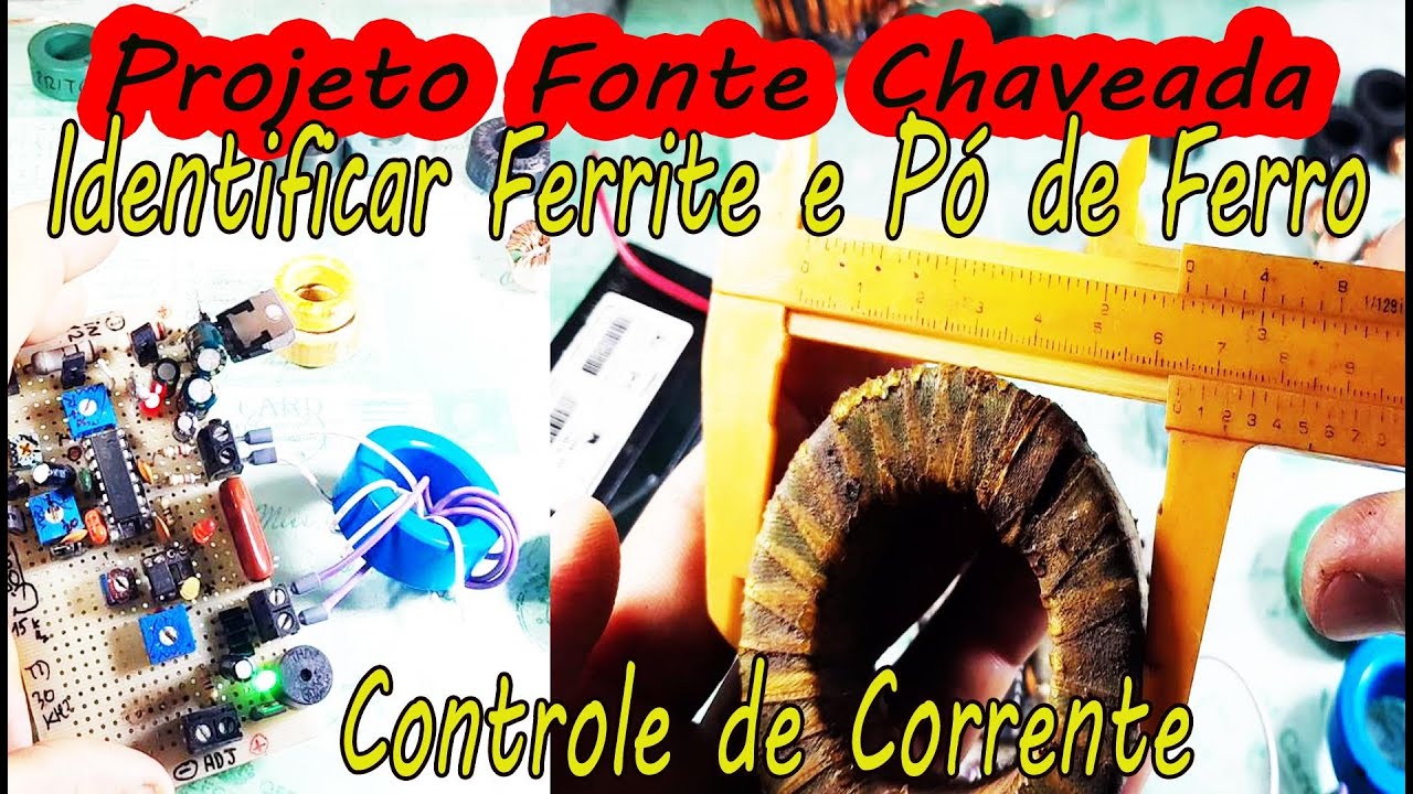 Toroide Como Saber se é Ferrite ou Pó de Ferro