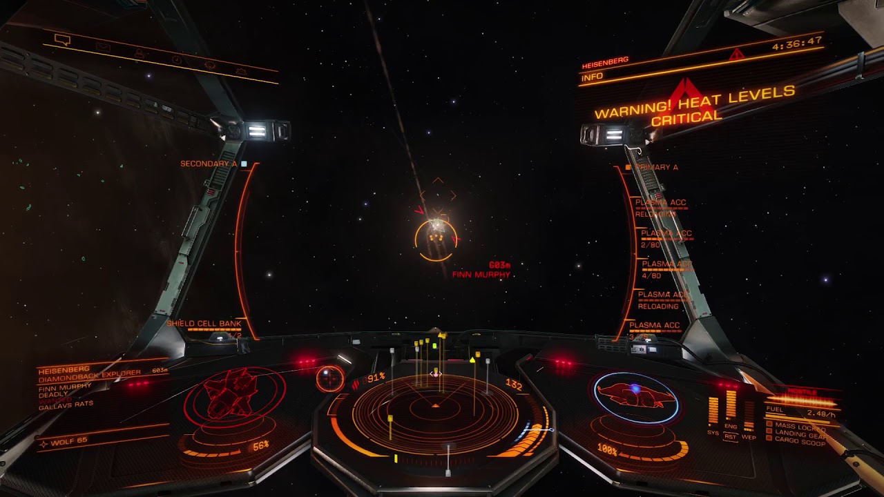 Elite Dangerous: Krait Mk II All Plasma Accelerators (Not Engineered) vs Deadly DBE Pirate