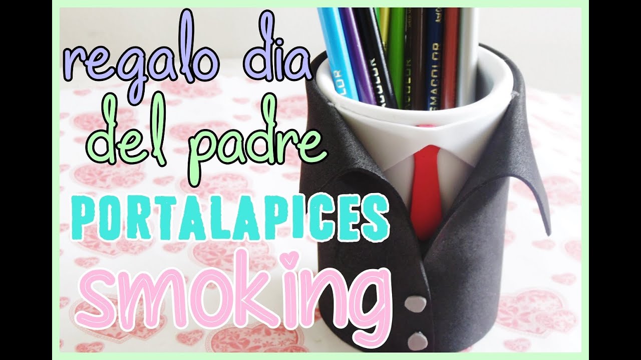 regalos para papá: porta lapices en forma camisa de traje formal o smoking elegante