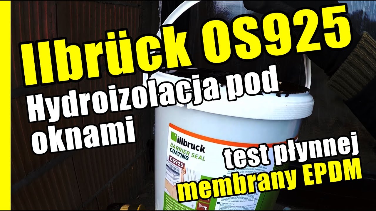 Hydroizolacja pod oknami – test płynnej membrany EPDM Ilbrück OS925 💪