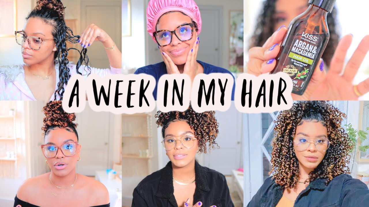 a week in my hair | 3 tips for a long lasting wash + go  (5 days, no refreshing!)