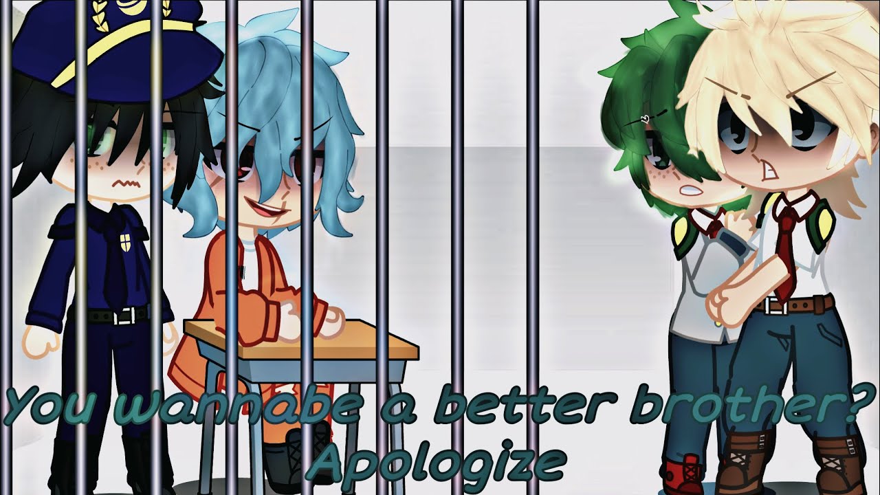 You wannabe a better brother? Apologize meme ||ShigaDeku siblings AU|| original idea