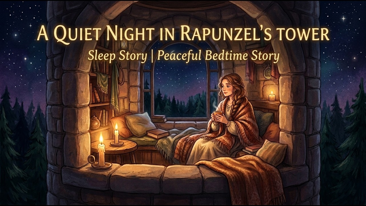 A Quiet Night in Rapunzel's Tower | Isolated & Peaceful Sleep Story