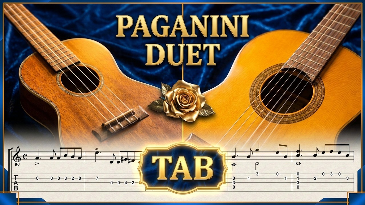 Niccolò Paganini - Caprice No. 24 | Solo Ukulele & Guitar Arrangement #ukulele #guitar #paganini