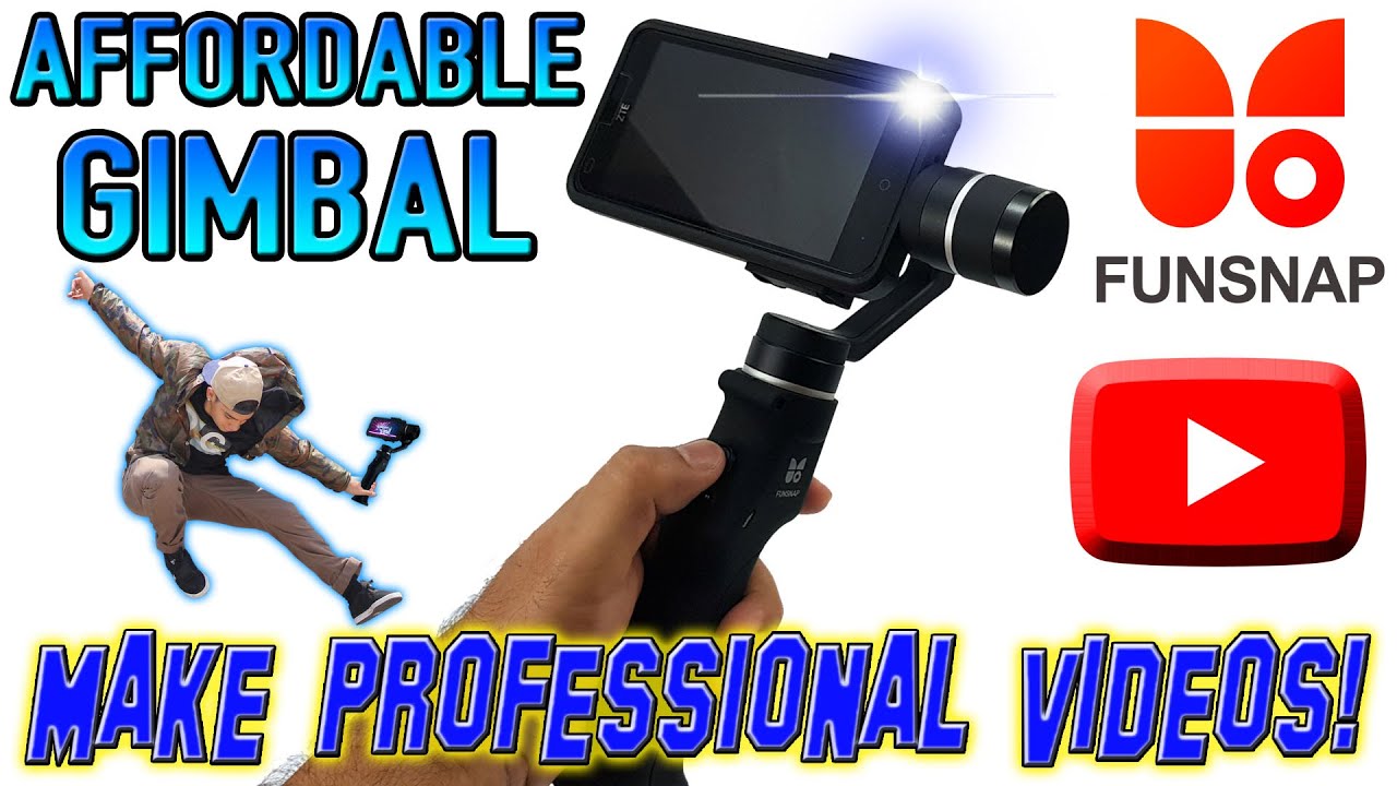 Improve your videos with this Affordable Gimbal Stabilizer - FUNSNAP Capture 3 Review