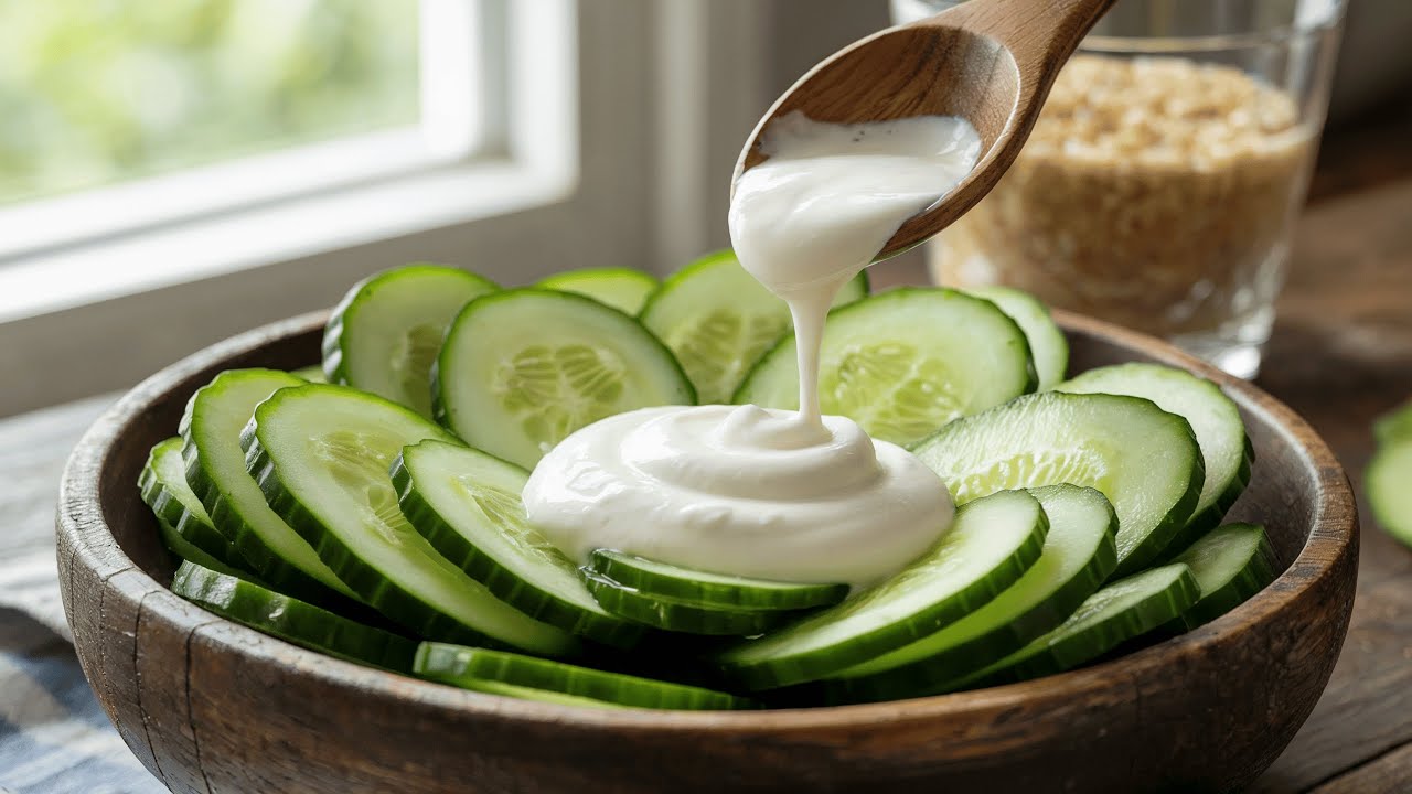 DER BESTE GURKENSALAT zum Abnehmen! Du wirst ihn jeden Tag zubereiten wollen!
