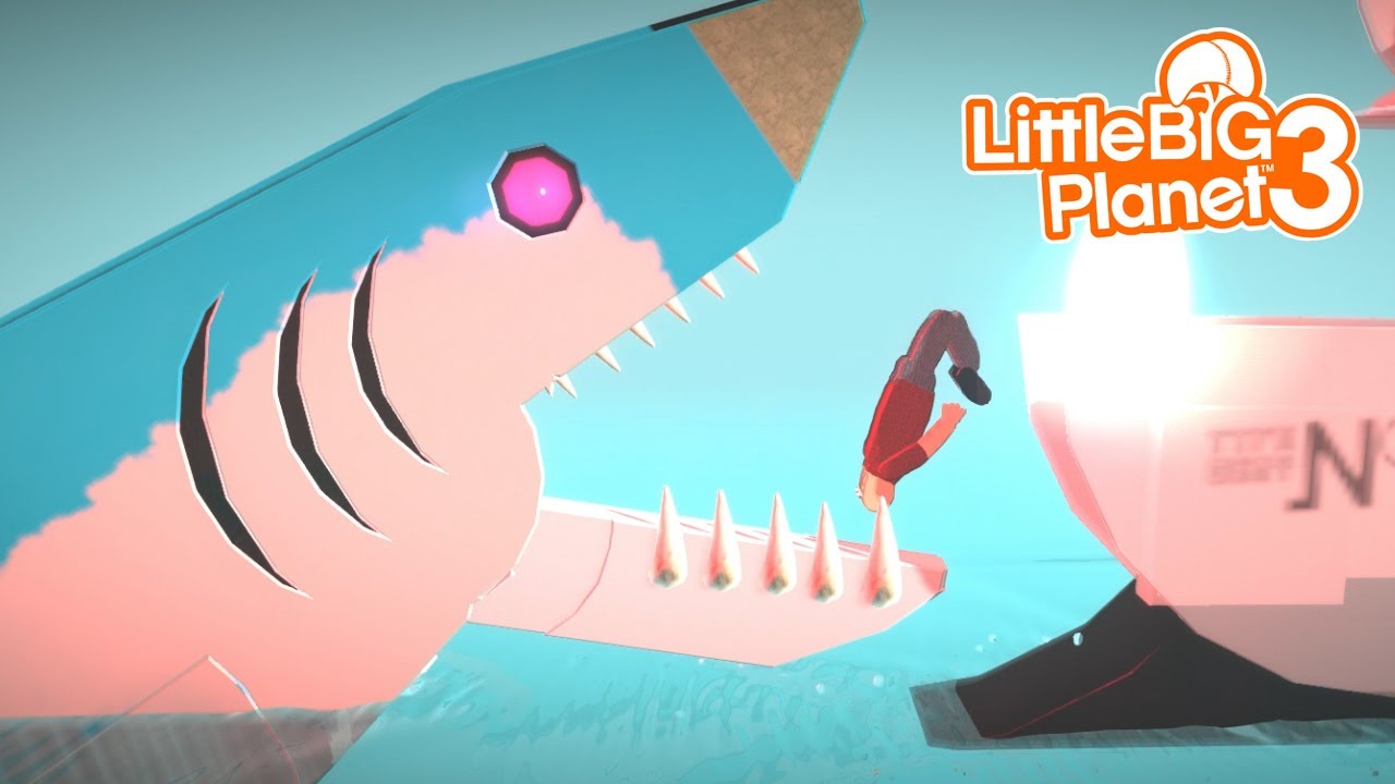 Angry Meg - Bob Shark Attack Survival [LittleBigPlanet 3] PS5 Gameplay