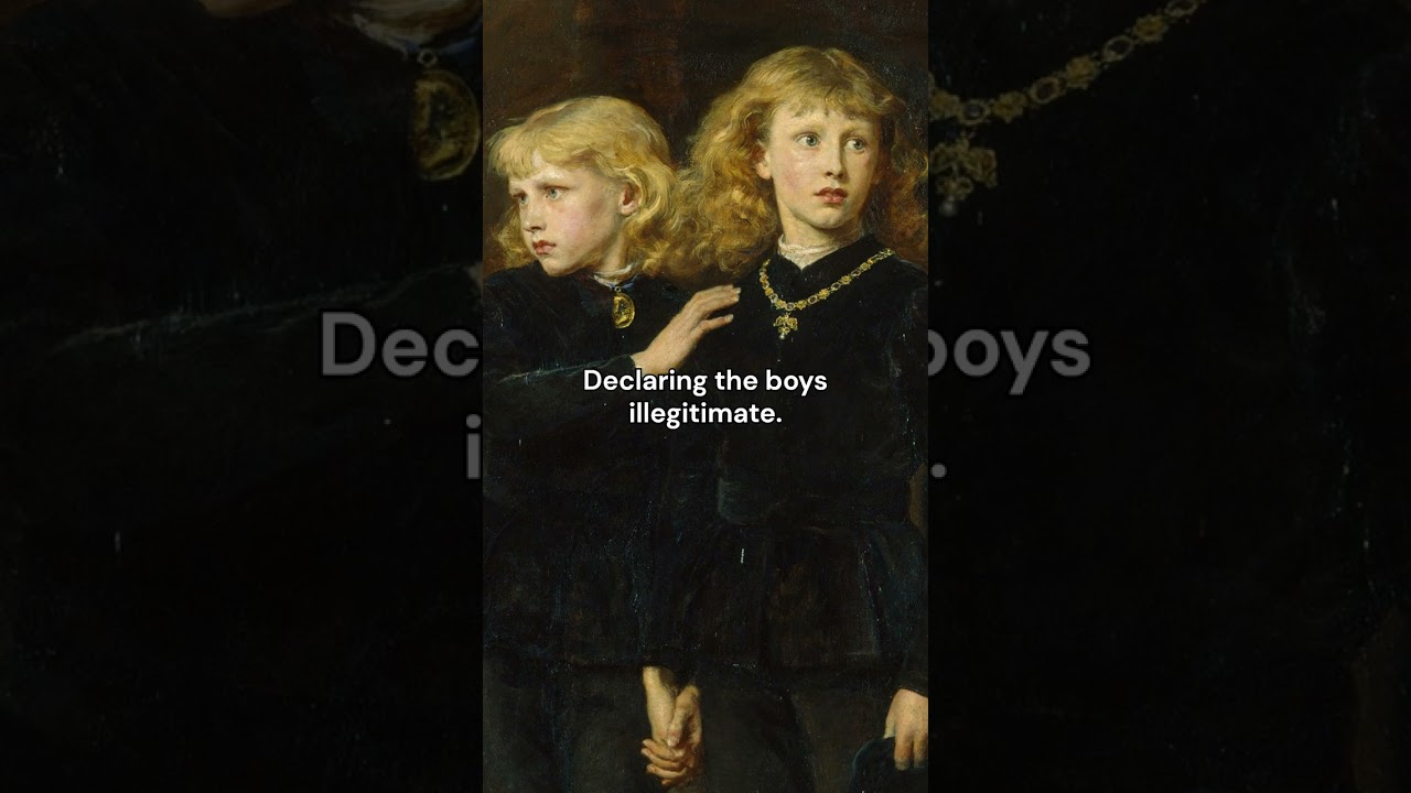 They were never given a proper burial | Princes in the Tower #art #history