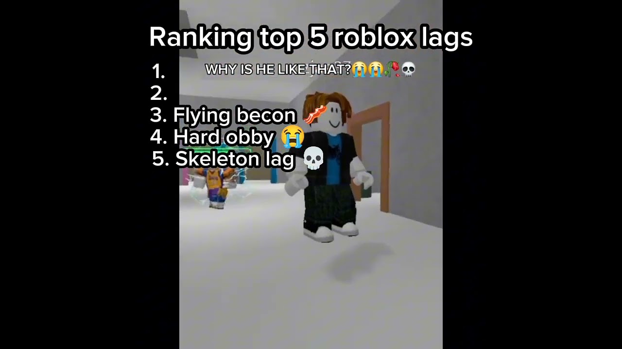 Ranking top 5 Roblox lag moments #memes #funny #roblox #naturaldisaster