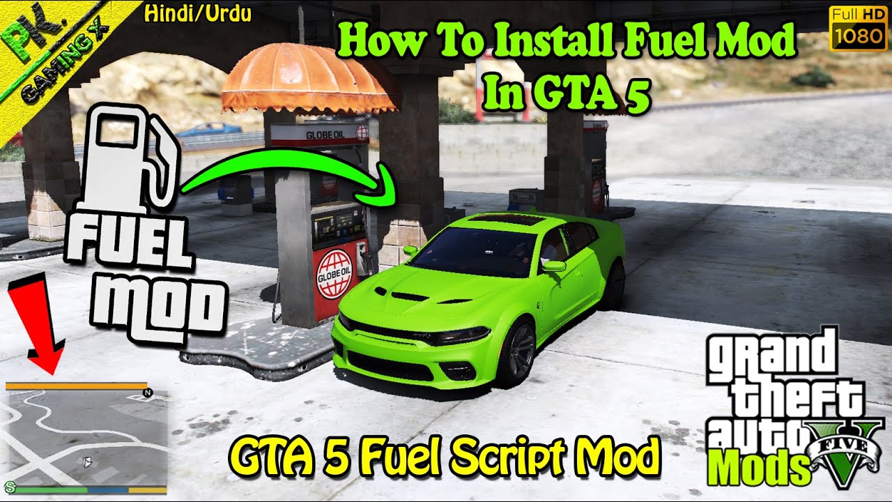 How To Install Smart Fuel Mod In GTA 5 || GTA V Real Life Petrol Pump Mod || GTA 5 Fuel Script Mod