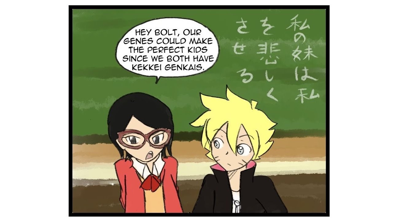 Perfect Genes | Flat Chested || Boruto x Sarada Funny Comics (with Sasuke x Sakura)