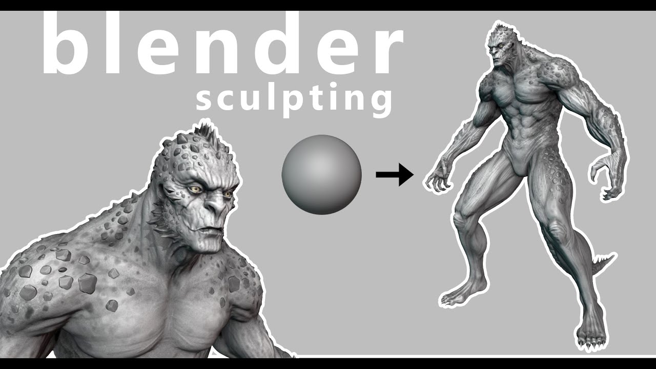 Blender 3.2 - Sculpting - Creature
