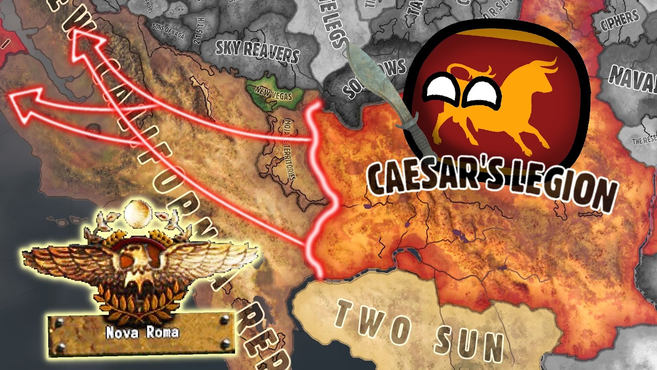 Can I Restore the Roman Empire in Fallout?! Old World Blues | Hoi4