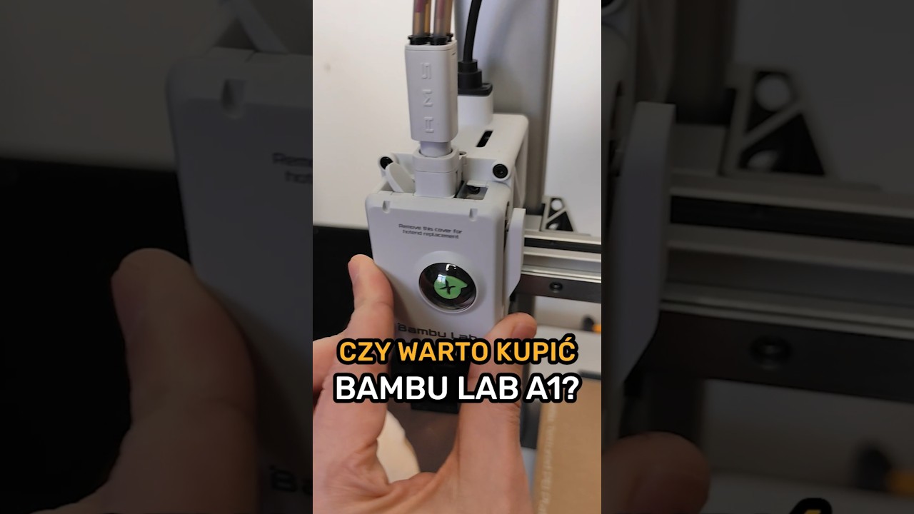 Bambu Lab A1 nie jest idealną drukarką. #druk3d #wsp&oacute;łpracaX3D #x3dshop #shorts