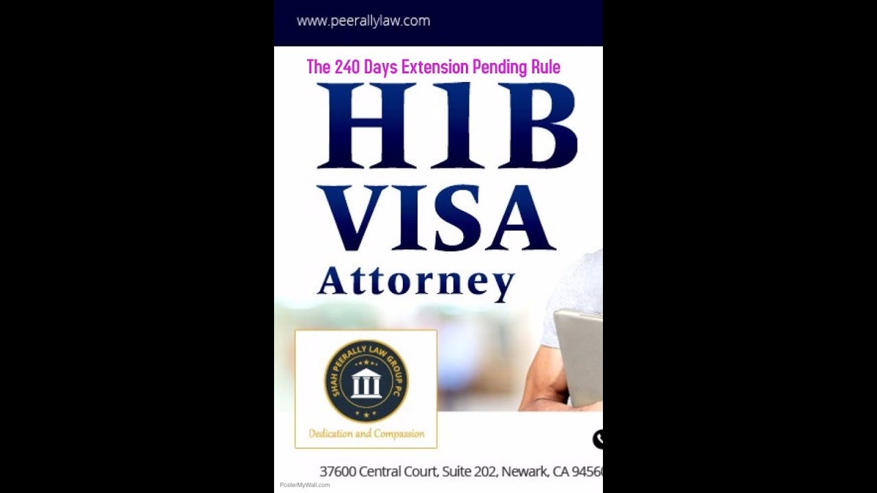 The 240 days rule on extension of H1B visas - Can I continue working?