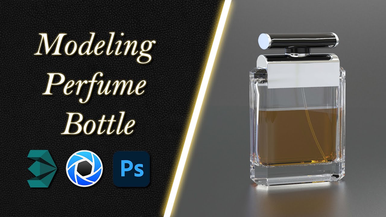 Modeling Perfume Bottle in 3ds Max 2021 | Sinhala