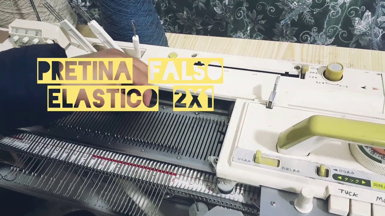 TEJIDO  ....TIPOS DE PRETINA BÁSICO EN MAQUINA DE TEJER -  TRICOTOSA