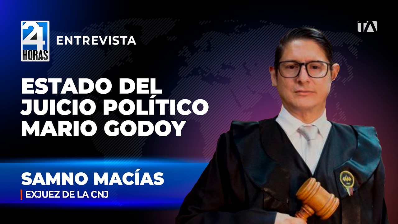 La crisis en la Función Judicial es ocasionada por Mario Godoy | Entrevista a Samno Macías