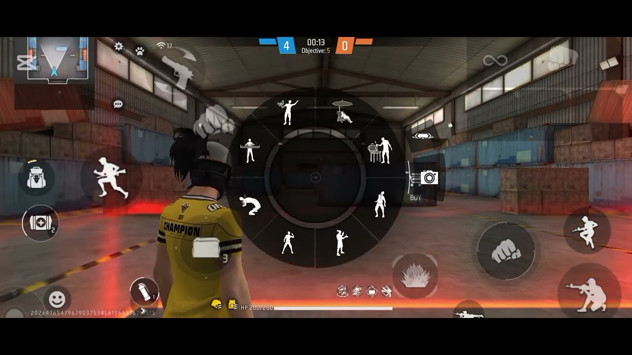 5 v 1 gameplay #Free fire #upload