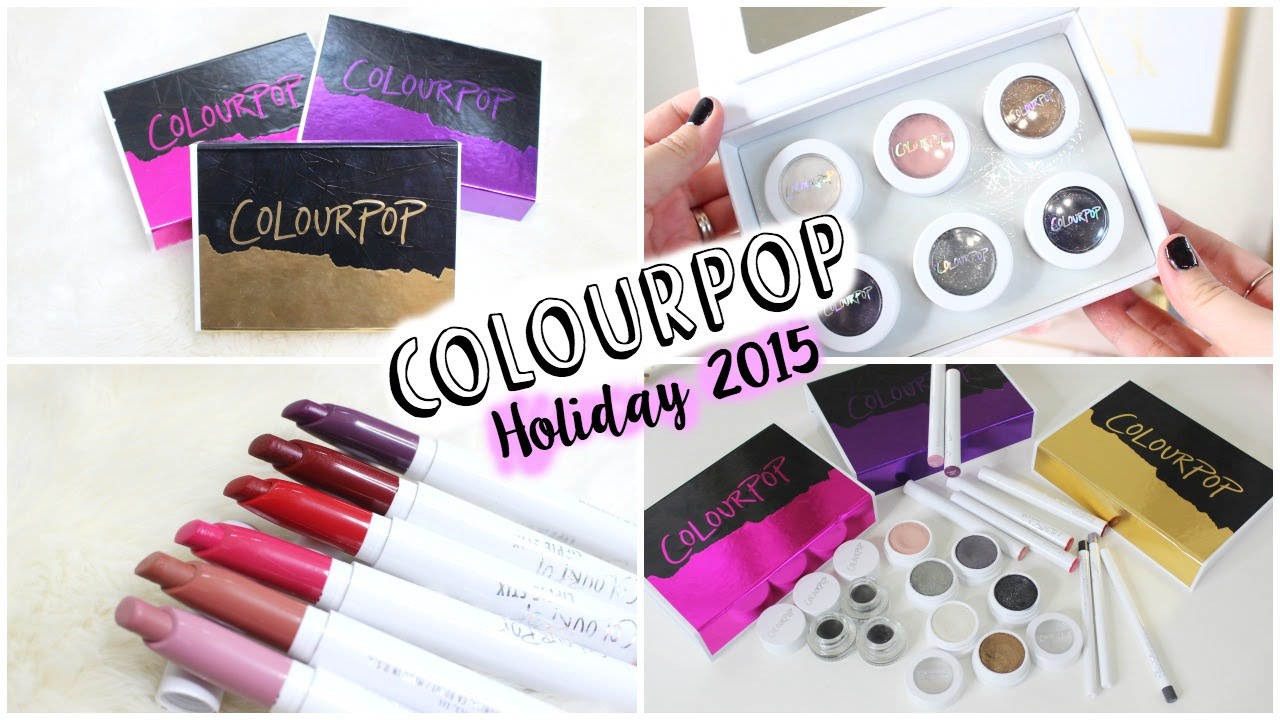 ColourPop Holiday 2015 | Swatches