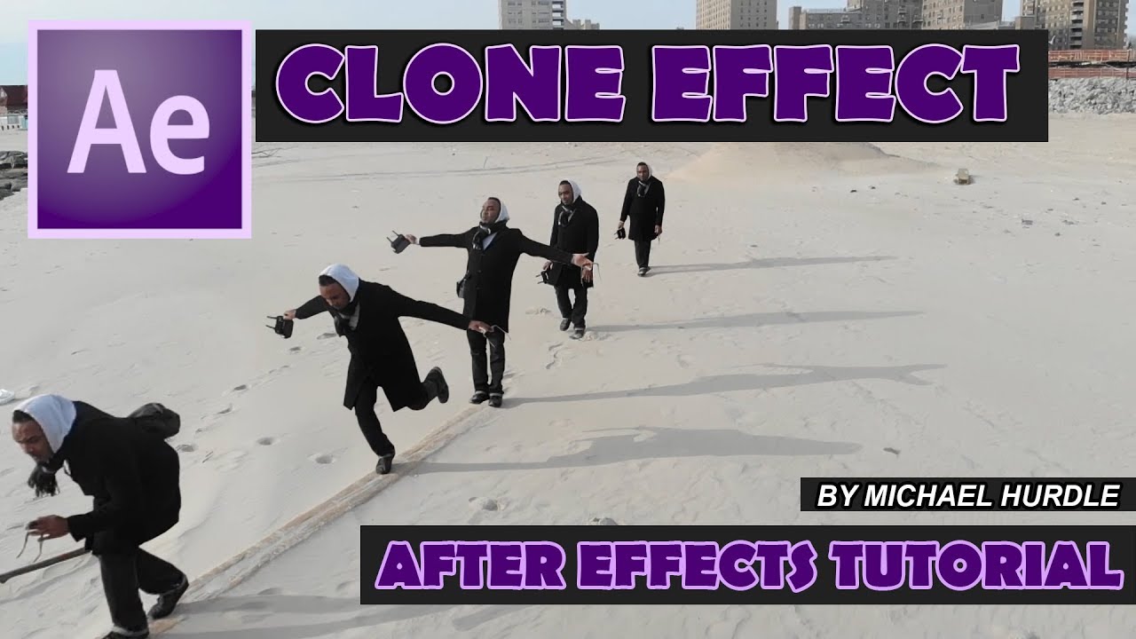 Clone Effect With After Effects & Mavic Air Active Track