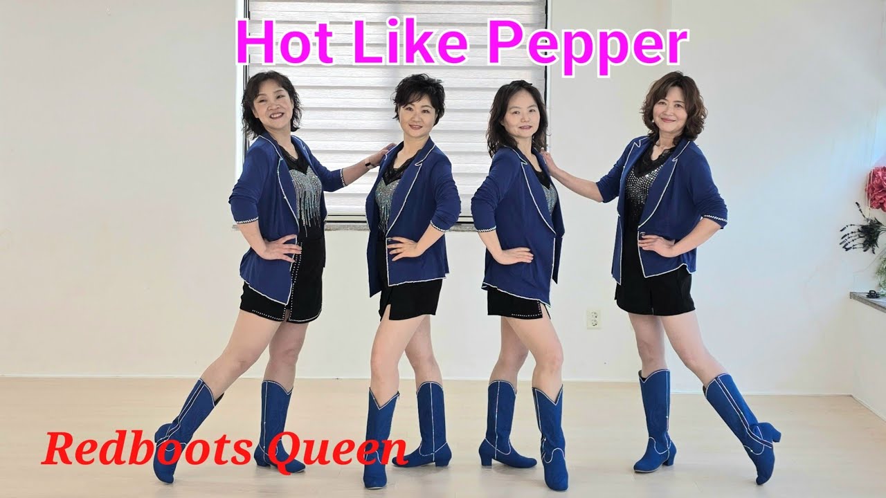 Hot Like Pepper-Caldre/Linedance/라인댄스/Redboots Queen(레드부츠 퀸)