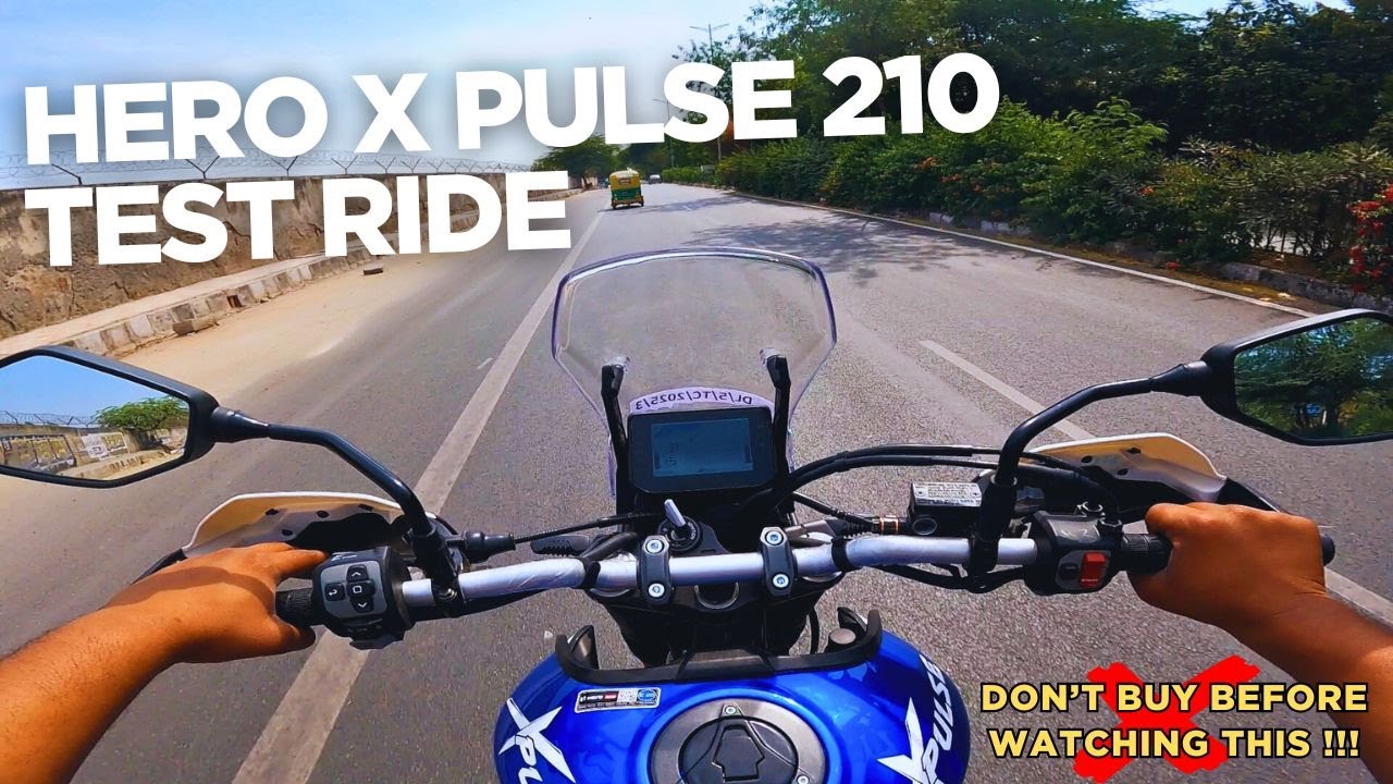HERO X PULSE 210 TEST RIDE In DELHI 😍 | RC Fam #xpulse210
