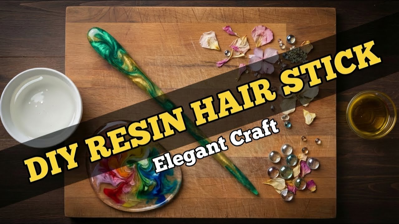 How to Make Beautiful Hair Accessories Using Resin