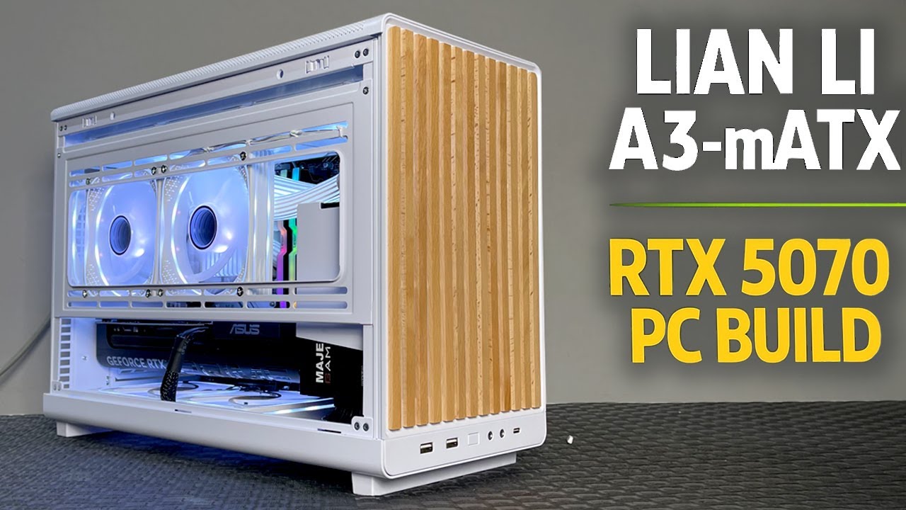 Lian Li A3-mATX With Asus Prime RTX 5070  The Cleanest Compact Gaming PC Build!