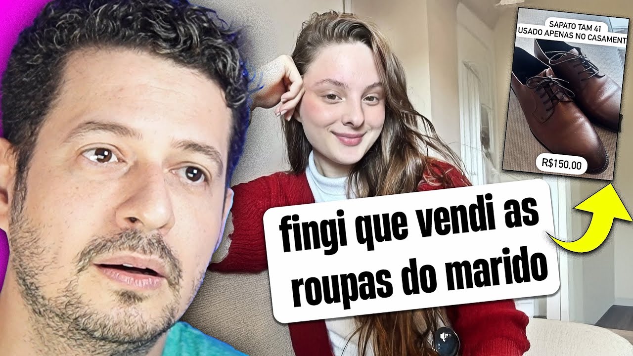 Vendi as roupas do meu marido kkkk | pra isso que eu pago a internet #04