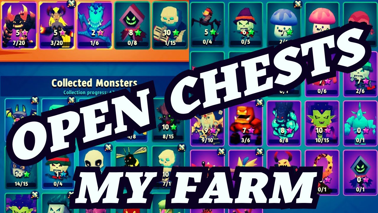 ARCHERO: OPEN CHESTS! MY BIG FARM!