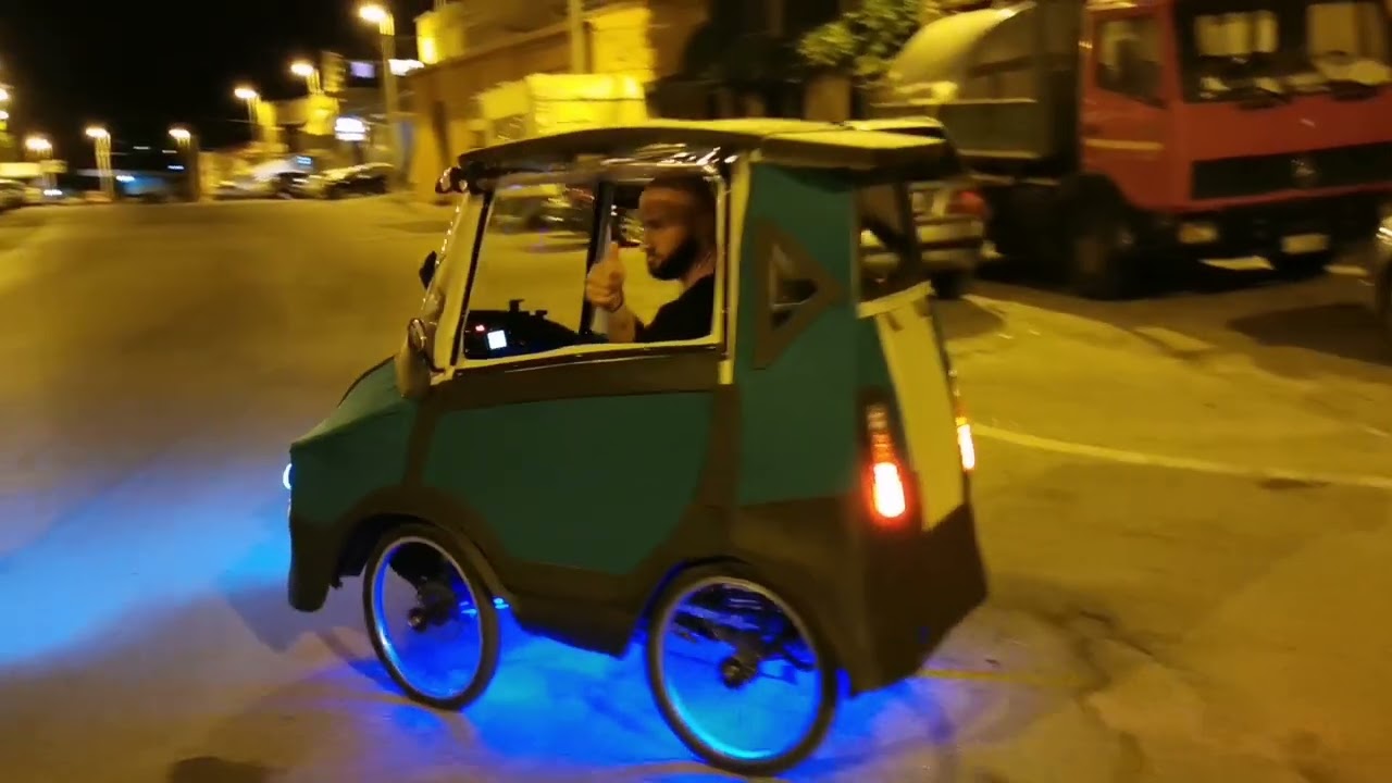 Quadriciclo elettrico con pedalata assistita, progettato e ideato.  bici Petrantoni Caltanissetta