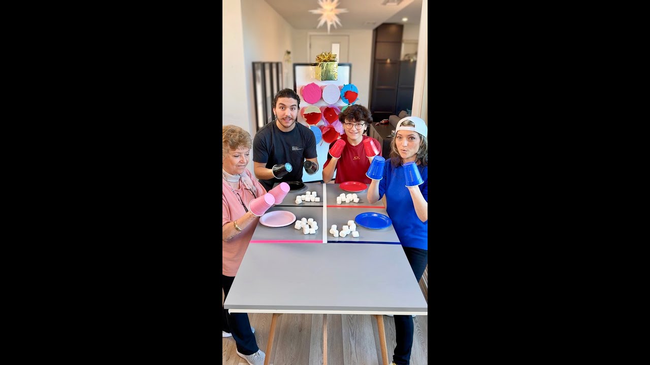 Funny Marshmallows Family Game