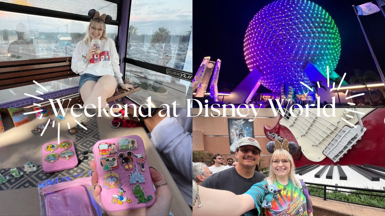 Disney Weekend Vlog✨ Hollywood Studios, EPCOT, pin unboxings, lots of food