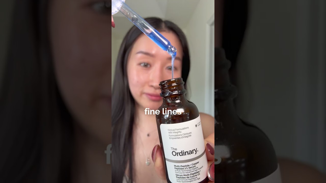 Have You Seen Our Blue Serum? The Ordinary Multi-Peptide + Copper Peptides 1% 🩵